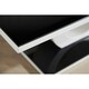 image 2 of Furniturebox Giovani Modern Halo Black/White High Gloss And Glass Coffee Table