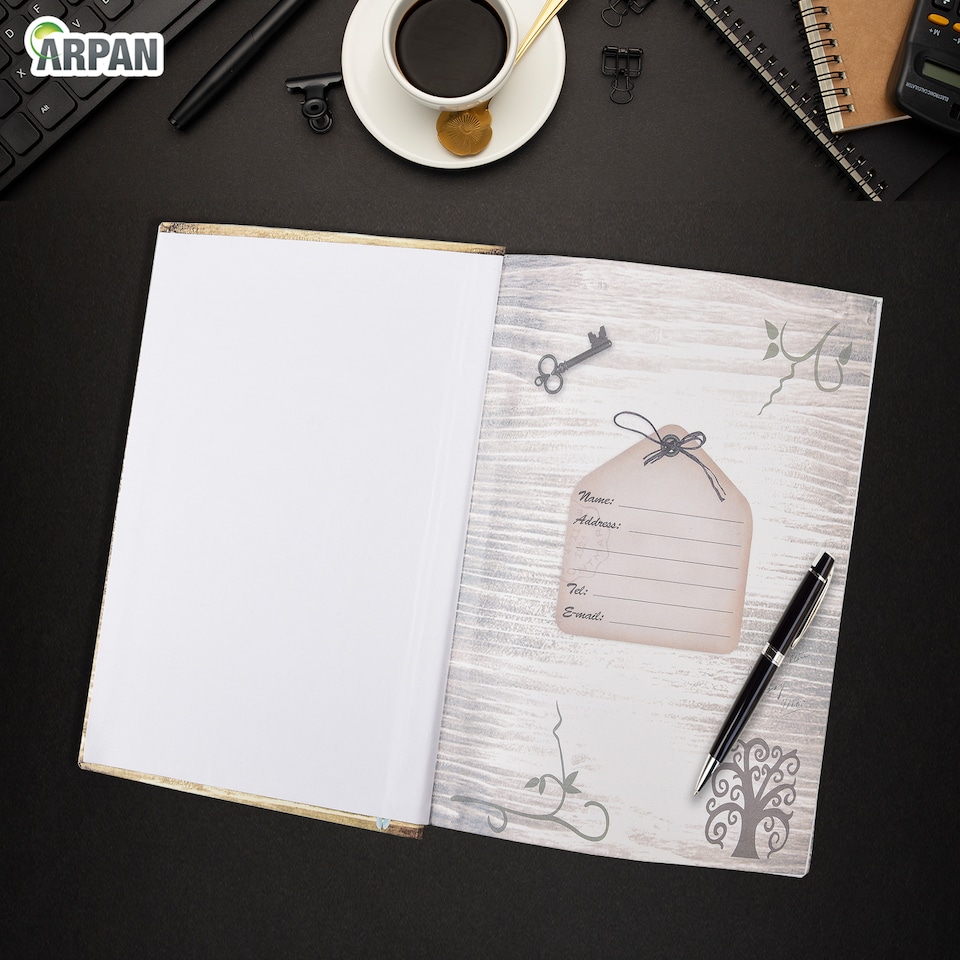 image 1 of ARPAN Slip In Case Memo Photo Album for 300 Photos 4x6" (10x15cm) – Hardcover Picture Album with Memo Writing Space for Family, Wedding & Travel Memories