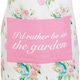 image 2 of KitchenCraft Apron Pink Rose Cotton Pink