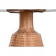 image 5 of Dining Table Home ESPRIT White Natural Marble Acacia 115 x 115 x 76 cm