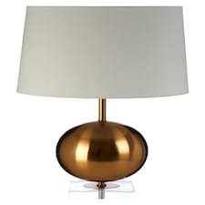 Interiors by Premier Gold Sphere Table Lamp Gold