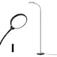 image 1 of Emitto LED Floor Lamp Dimmable Standing Reading Light Remote Control Black 12W