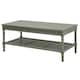 image 1 of The Serene Rattan Collection Coffee Table - Wood - L60 x W120 x H48 cm - Grey Grey
