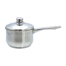 Buckingham Stainless Steel Deep Saucepan 16 cm / 2 Litre | Silver