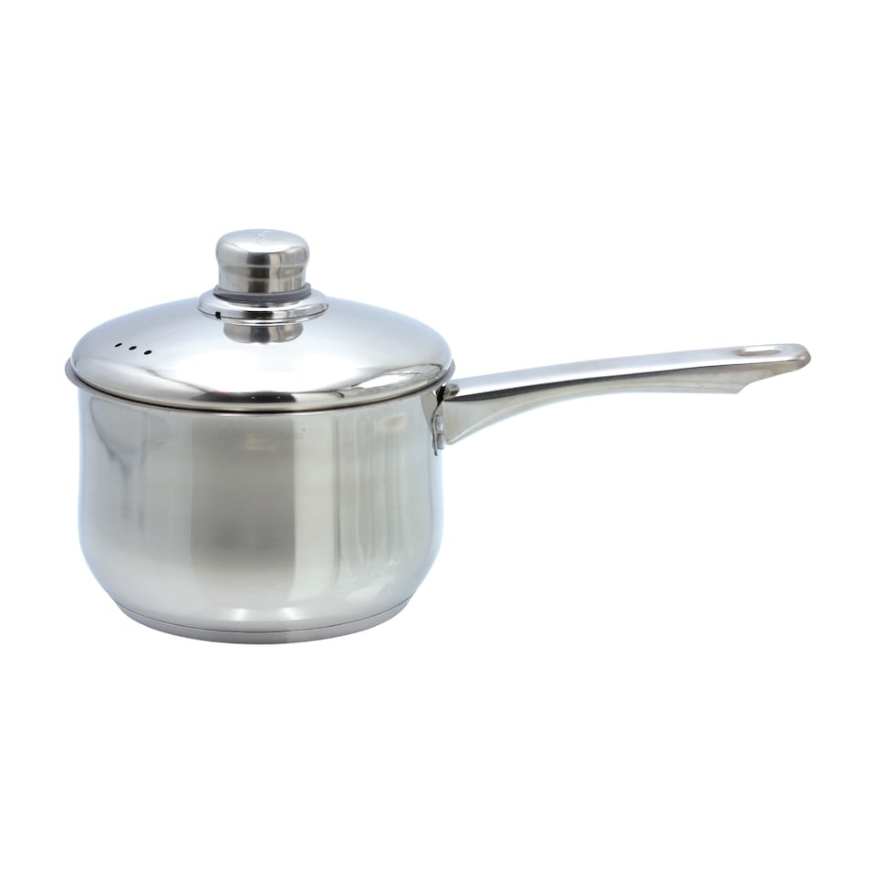 image 1 of Buckingham Stainless Steel Deep Saucepan 16 cm / 2 Litre | Silver