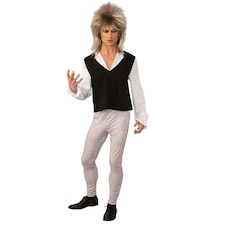 Bristol Novelty Mens Goblin Overlord Costume - White/Black - Standard One Size