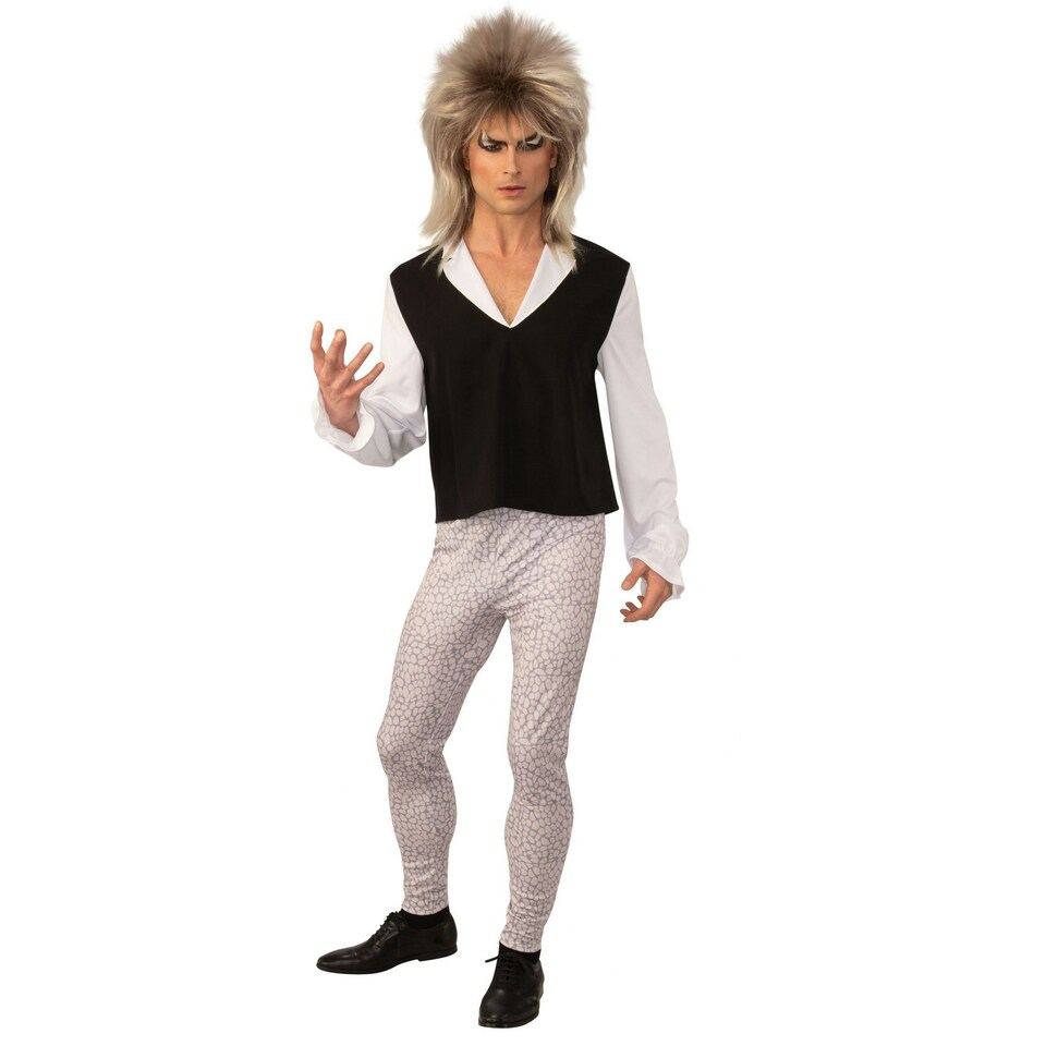 Bristol Novelty Mens Goblin Overlord Costume - White/Black - Standard One Size