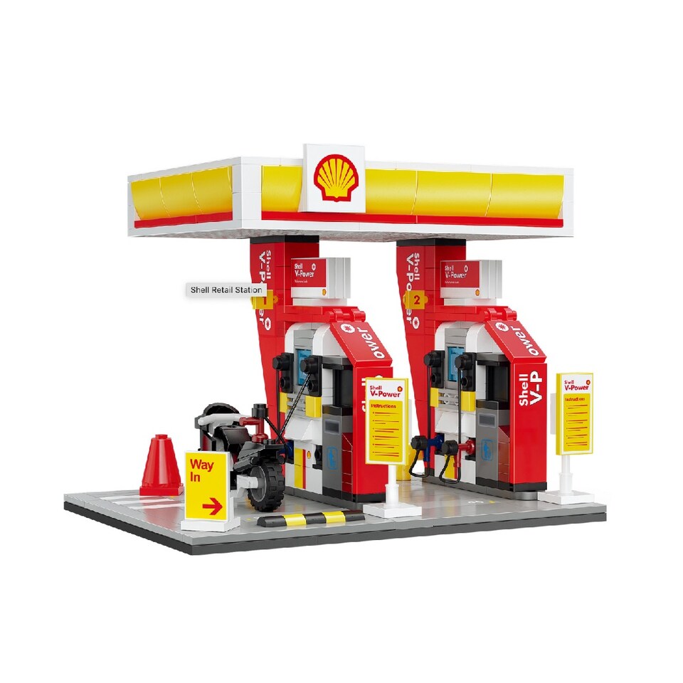 CaDa Shell Retail Station Construction Set 305 Pieces