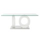 image 5 of Centre Table DKD Home Decor White Transparent Wood Crystal MDF Wood 110 x 60 x 45 cm N/A