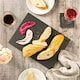 image 4 of Argon Tableware Linea Rectangle Slate Placemats - 35cm x 25cm - Pack of 24 Black