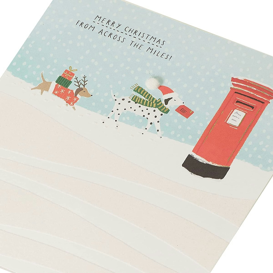 image 1 of Snow Dogs Design Across the Miles Christmas Card