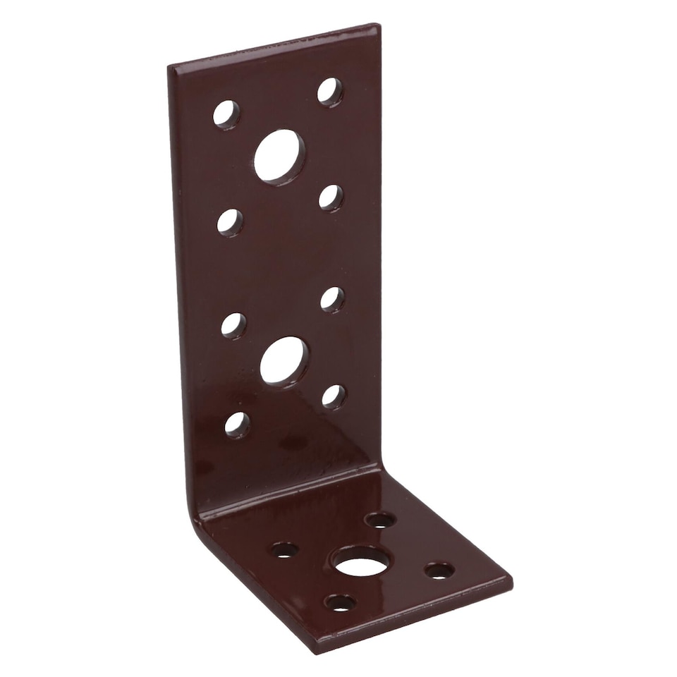 image 1 of Angle Corner Bracket L-Shape Brace Fastener Plate 90mm x 45mm x 40mm 20PK