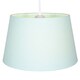 image 2 of Traditional 14 Inch Duck Egg Linen Drum Table/Pendant Lampshade 60w Maximum | Blue | Duck Egg | 1