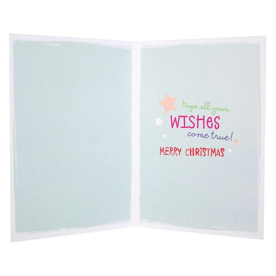 image 1 of Hallmark Granddaughter Christmas Card 'Festive Wishes'