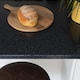 image 4 of Sticky Back Plastic Granite Black Stone Effect Kitchen Self-adhesive Vinyl Wrap for Cupboards, Doors and Worktops 67.5cm x 10m - d-c-fix