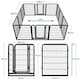 image 3 of Yaheetech 12-Panel Metal Dog Playpen, 65 × 80 cm Black