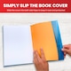 image 4 of Pack of 10 9x7" Frosted Purple Exercise Book Covers