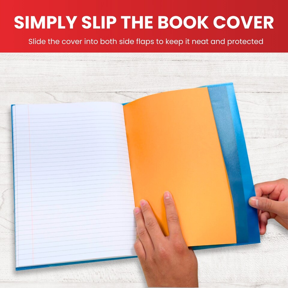 image 1 of Pack of 10 9x7" Frosted Purple Exercise Book Covers
