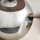 image 7 of Set of 2 Lola - Smoke Mirror Dimpled Glass 43cm Table Lamps