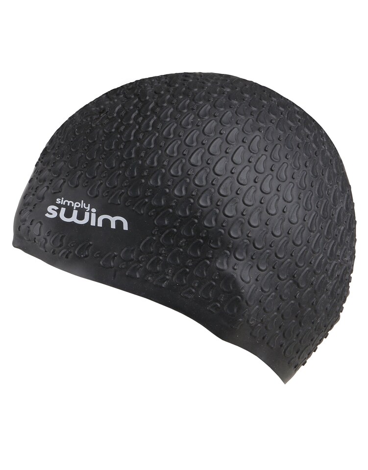 image 1 of Simply Swim Unisex Silicone Bubble Swim Cap