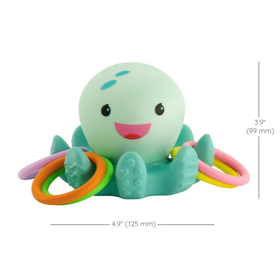 image 1 of Infantino Light Up Octopus Ring Catcher