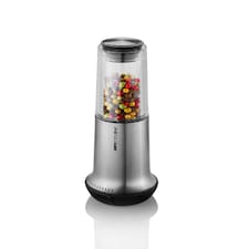 GEFU X-Plosion Size M Premium Manual Salt or Pepper Mill Silver
