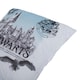 image 3 of Harry Potter Hogwarts Velvet Feel Cushion - White/Black - One Size White | One Size