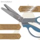 image 4 of Milward Pinking Shears - 23.5cm/9.25in Soft-Grip Zigzag Fabric & Craft Scissors for Sewing, Quilting & Papercraft