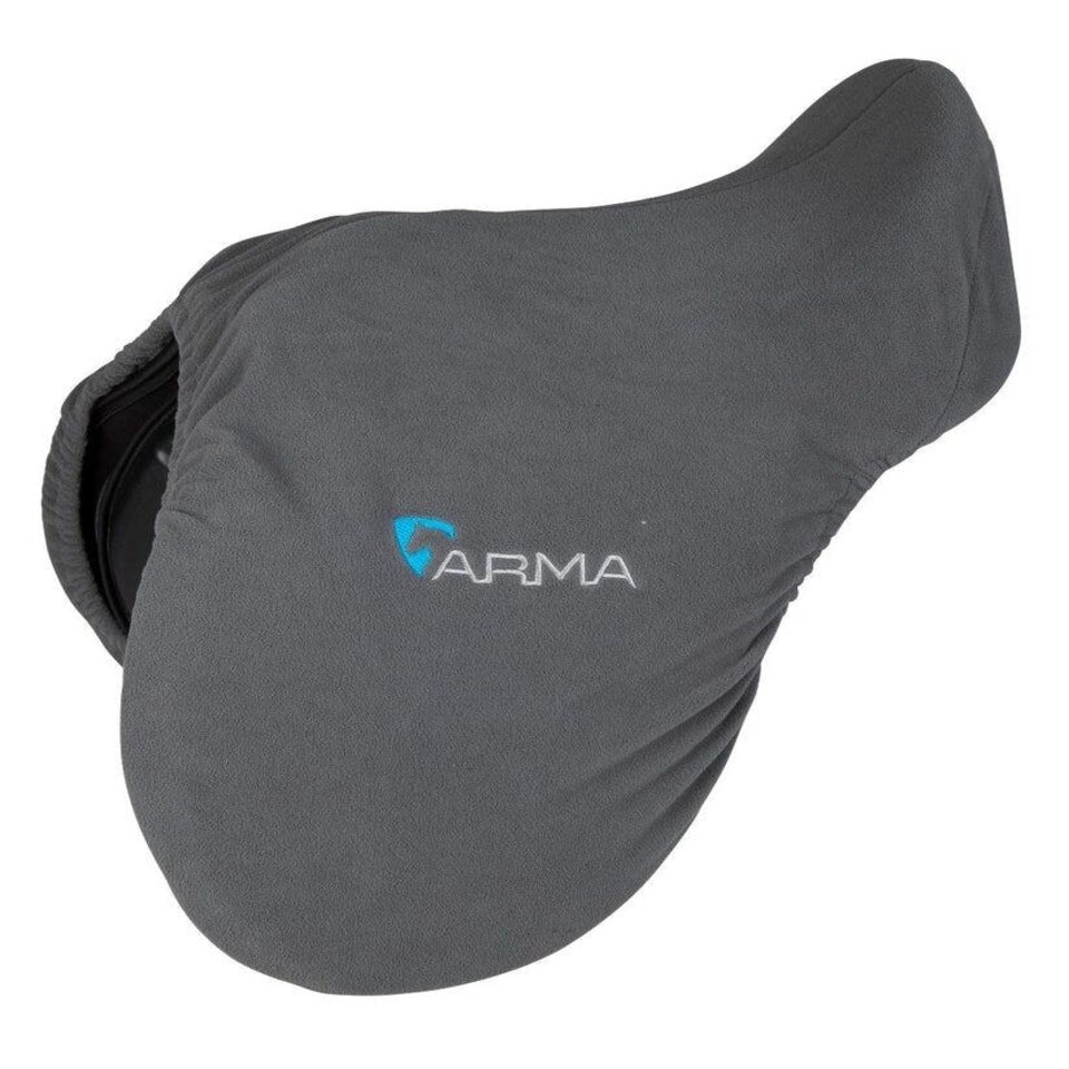 image 1 of Shires ARMA Fleece Saddle Cover Purple | Size: 14-16.5
Colour: Plum