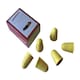 image 3 of Pack of 72 Yellow No.2 Rubber Thimblettes - Large Thimble Finger Cones