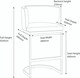 image 2 of Velino Velvet Kitchen Bar Stools, Matt Black Cantilever Frame, Seat With Backrest, Breakfast & Home Bar Stool - Grey