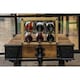 image 3 of KitchenCraft Wine Rack Wood Metal 6 Bottle