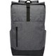 image 3 of Avenue Hose 15.6" Roll Up Laptop Bag - Solid Black/Heather Grey - One Size