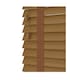 image 1 of 230cm Truffle Faux Wood Venetian Blinds with Tapes (120cm Drop) | Brown | Brown