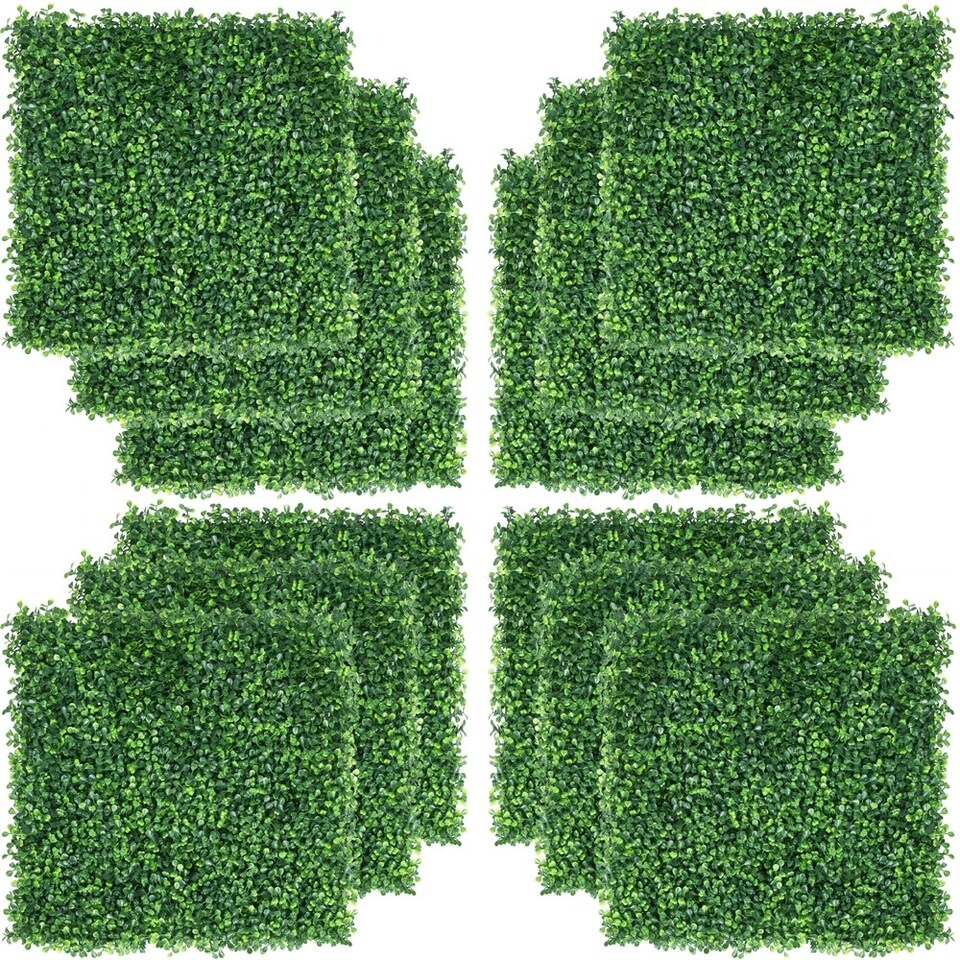 image 1 of Yaheetech 50 cm x 50 cm Artificial Boxwood Hedge Panel Plastic Greenery
