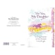 image 3 of For You My Daughter Sentimental Verses Keepsake Greeting Card