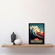 image 2 of Great Yarmouth Beach England Uk Sunset Woman Black Framed Wall Art Print A4
