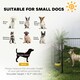 image 6 of PawHut Six-Panel Dog Playpen with Door, for Indoor, Outdoor, 60cm Tall