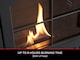 image 6 of OKO S2 Bio Ethanol Stove in Charcoal Grey with Angled Stove Pipe