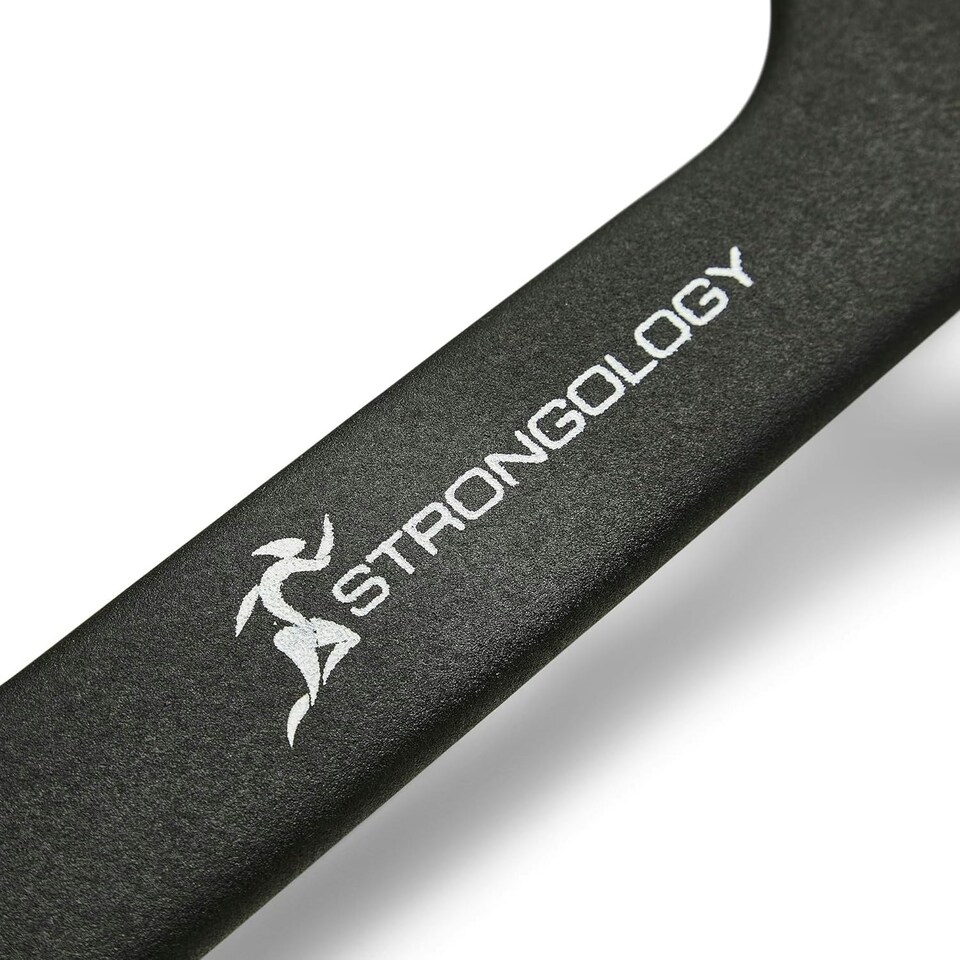 image 1 of Strongology POWERPULL Lat Bar Pull Down Bar Attachments, Workout Accessory for Gym, Fitness, Cable Weightlifting Use, Strength Training Arms, Back, Shoulders