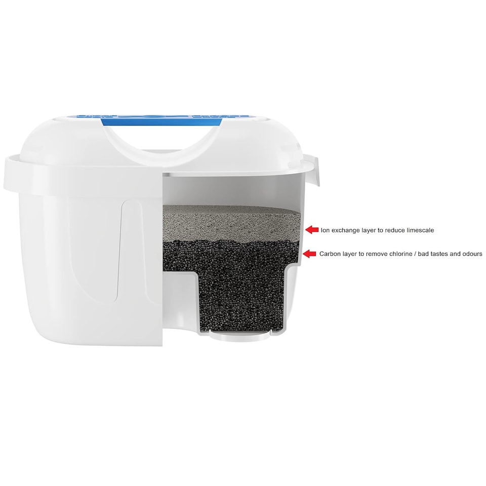 image 1 of SPARES2GO Water Filter Cartridge compatible with Tassimo Coffee Machine (Pack of 4)