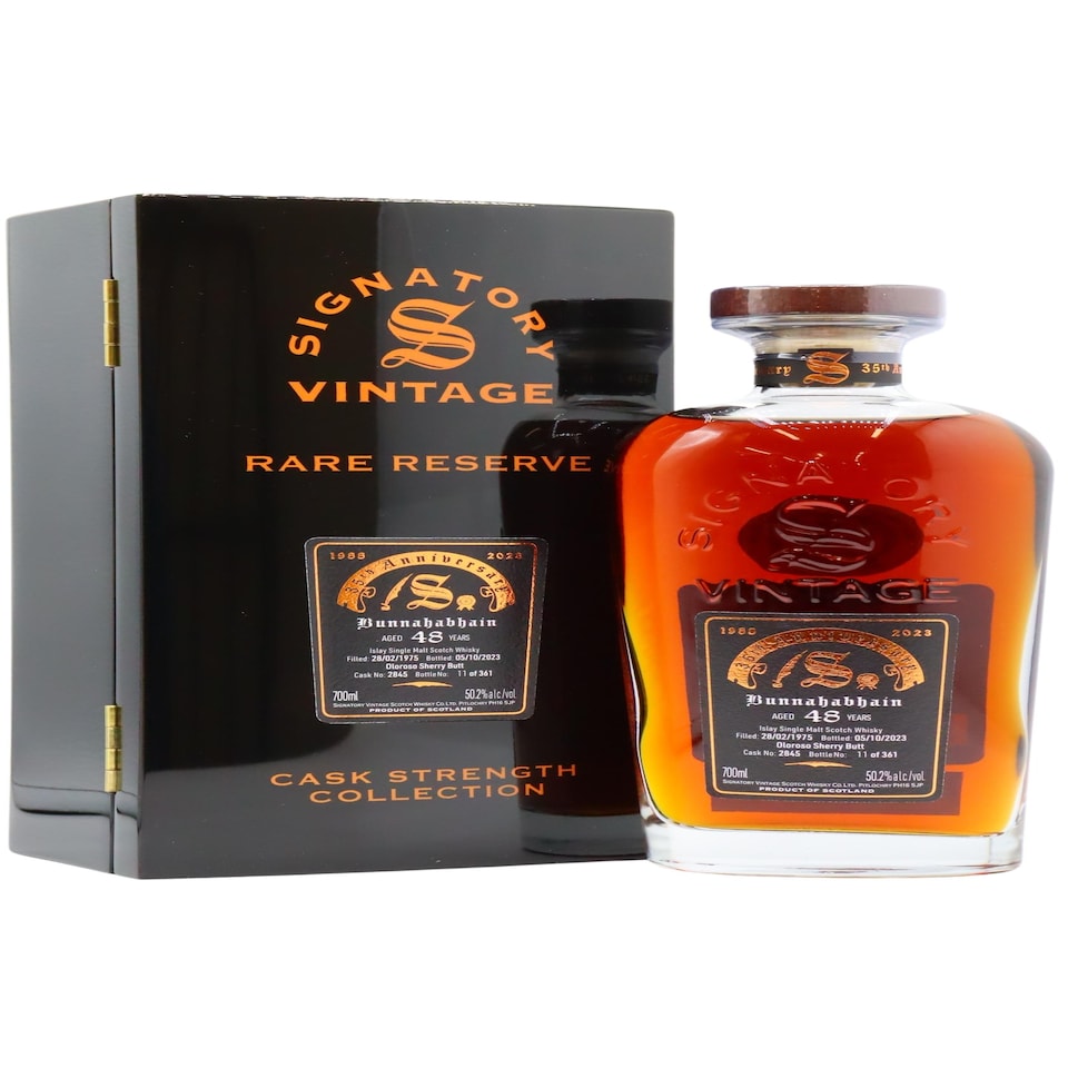 Bunnahabhain - Signatory Vintage 35th Anniversary - Single Cask No. 2845 1975 48 year old Whisky