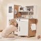 image 6 of Kidoz Signature Wooden Play Kitchen for kids - Role Play Kitchen - White