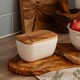 image 2 of The Just Slate Company Dragonfly White Butter Dish