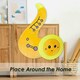 image 4 of Saxophone Soft Toy Cute Plushie Huggable Cuddly Stuffed Toy 16cm Yellow