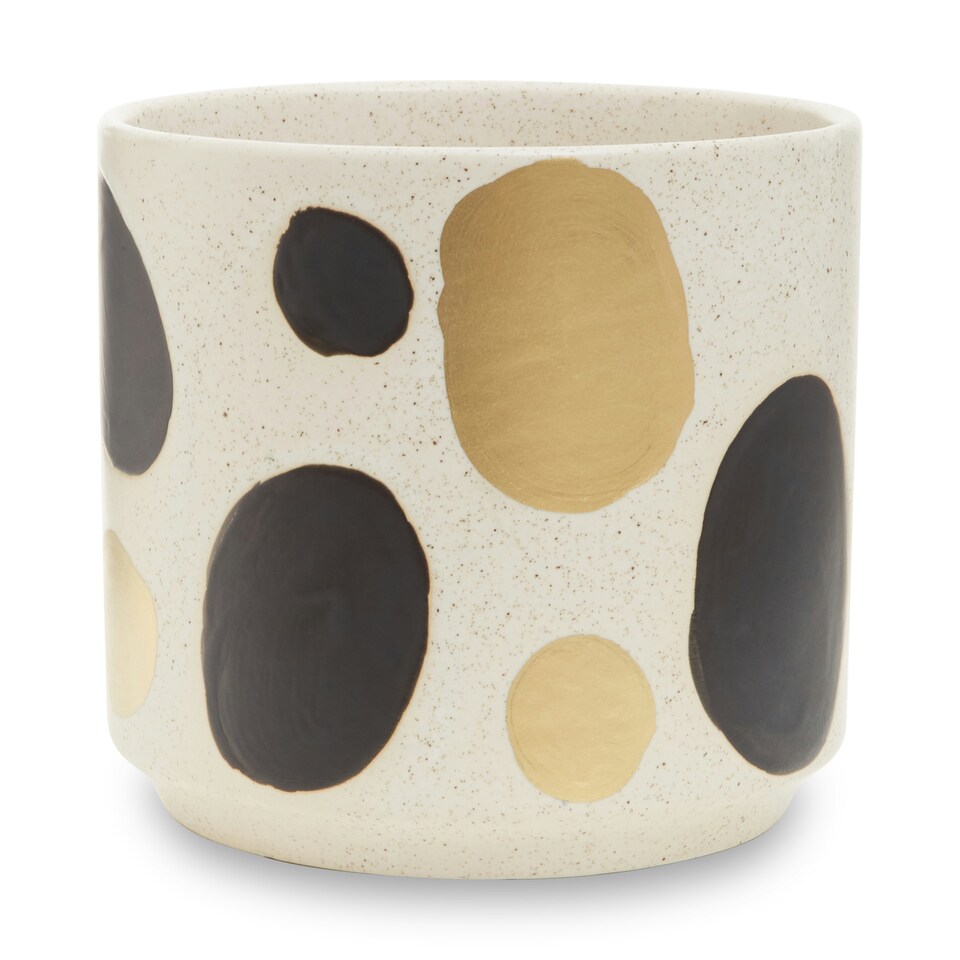 image 1 of Interiors by Premier Small Garden Pot, Ceramic Planter for Indoor Plants & Home Décor, Indoor Plants Pot, Small Indoor Flower Pot Multi