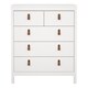 image 2 of Barcelona Chest 3+2 Drawers in White