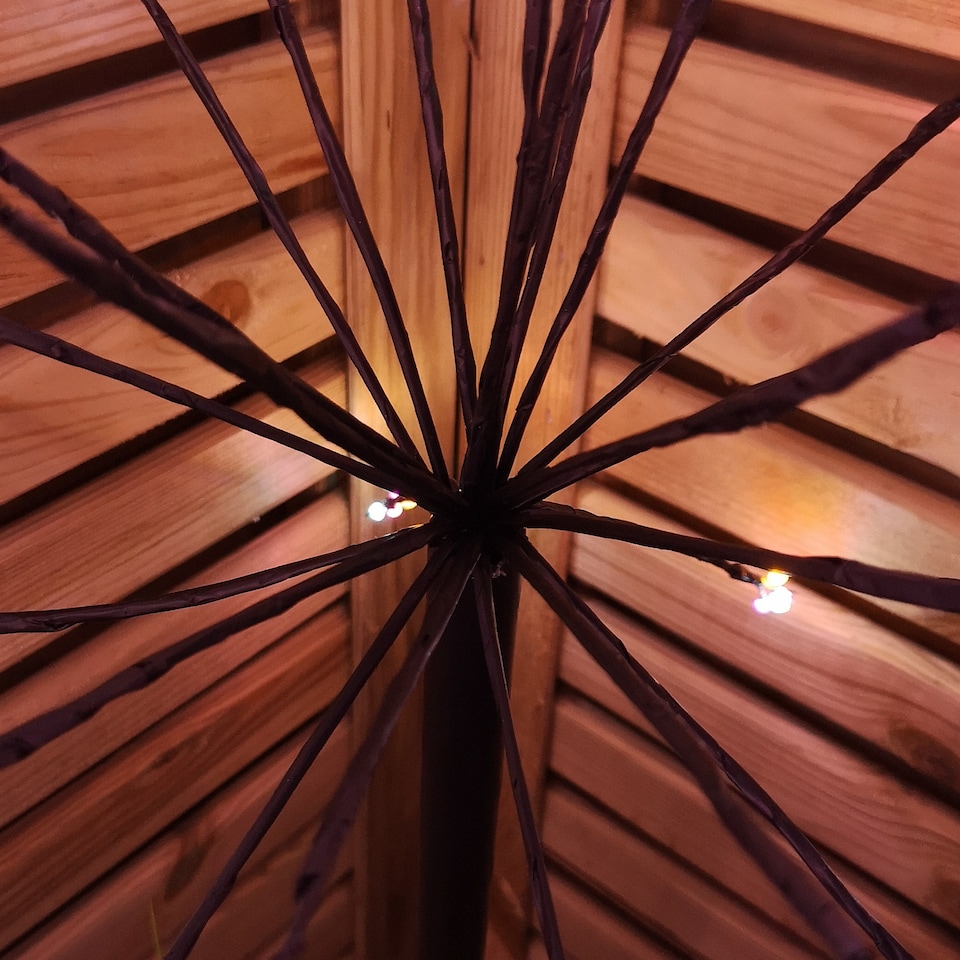 image 1 of Set of 4 1m Sputnik Path Finder Christmas Lights Decoration with Rainbow LEDs