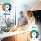 image 10 of Dryzone Bathroom & Kitchen Ventilation & Mould Cleaning Kit, dMEV Extractor Fan with Humidity Sensor (100-125mm, White)