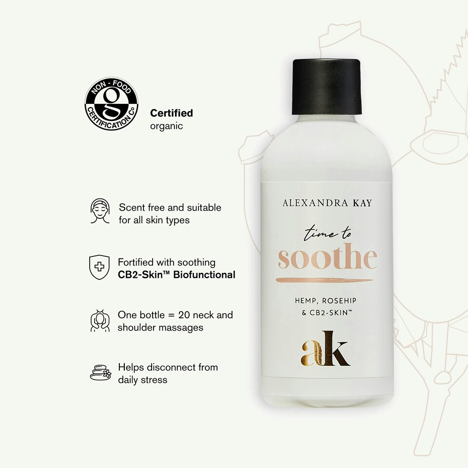 image 1 of Green People Alexandra Kay Time to Soothe Scent Free Body Oil - Natural, Organic Massage Oil for Sensitive Skin - Vegan, Cruelty Free, 100ml